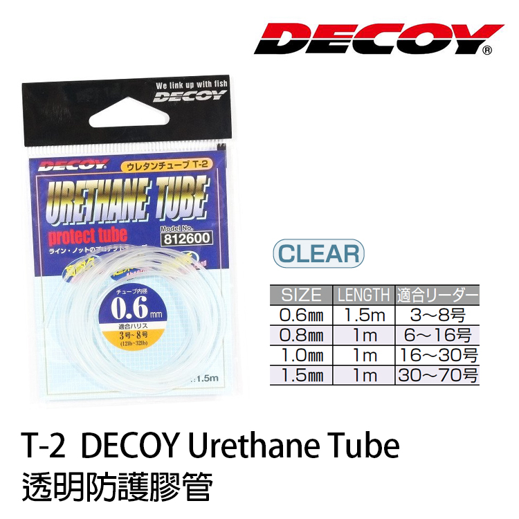 DECOY T-2 URETHANE TUBE [透明防護膠管]